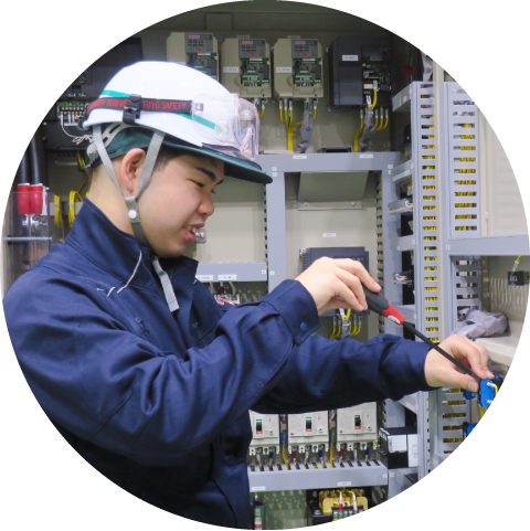イメージ画像:高効率・高耐久に配慮したオーダーメイドの盤を製作します。