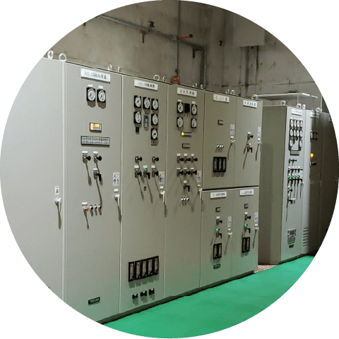イメージ画像:オフィスビルから大規模プラントまで、安全・確実な電気設備工事を行います。